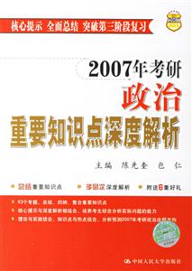 2007年考研政治重要知識點深度解析