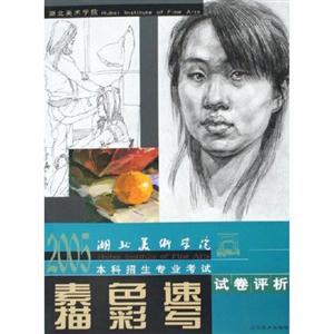 2005年湖北美術學院本科招生專業考試試卷評析素描色彩速寫