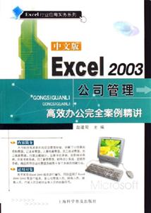 Excel2003公司管理高效辦公完全案例精講