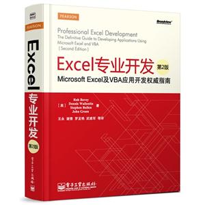 Excel專業開發MicrosoftExcel及VBA應用開發權威指南第2版